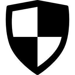 scudo di protezione icona