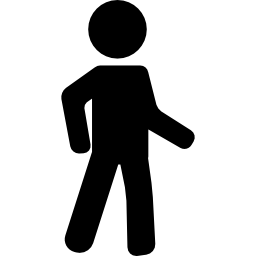 un hombre caminando icono