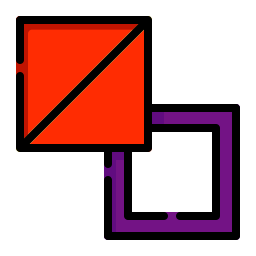 füllen und streichen icon