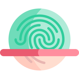 Fingerprint scanner icon