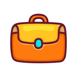 School bag sticker