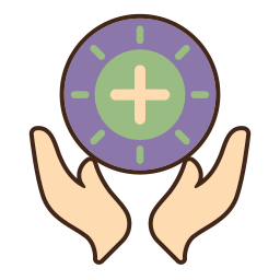 Health and care icon