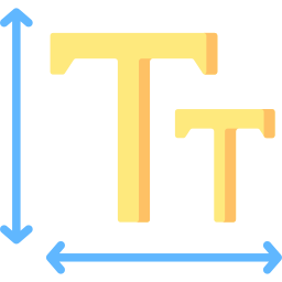 taille du texte Icône