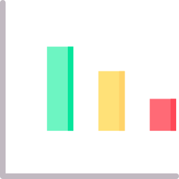 diagramme à bandes Icône