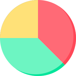 gráfico de pizza Ícone