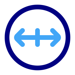 horizontale pijl icoon
