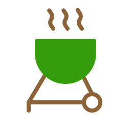 Grilled meat icon