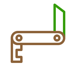 couteau tout usage Icône