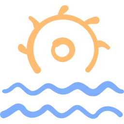 Water wheel icon