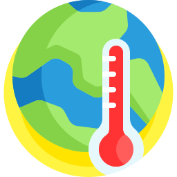 das alterações climáticas Ícone