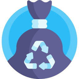 Recycling bag icon