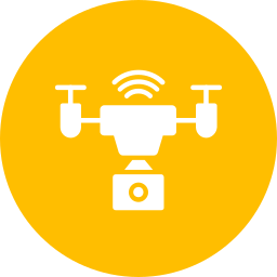 Smart drone icon