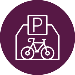 Парковка для велосипедов иконка