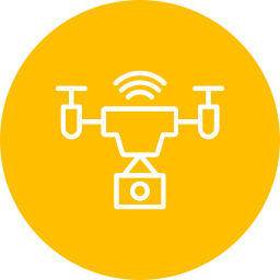 Smart drone icon