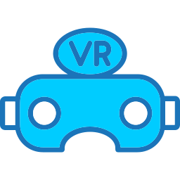Virtual reality glasses icon