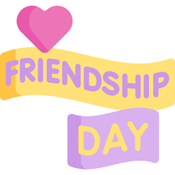 dia de la amistad icono