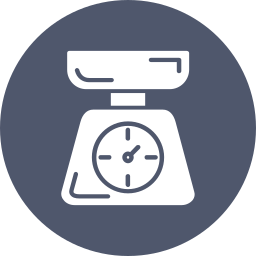 Weight scale icon