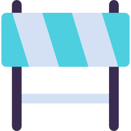 barrière Icône