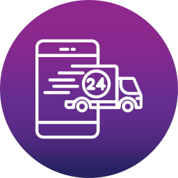 24 hours delivery icon