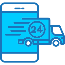 24 hours delivery icon