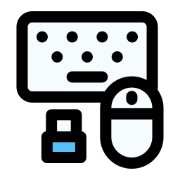 tastiera e mouse icona