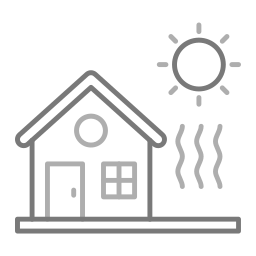 ondata di caldo icona