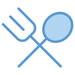 Spoon and fork icon