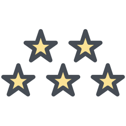 Five stars icon