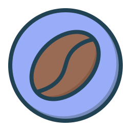 Coffee bean icon