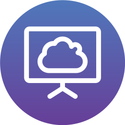 Cloud computing icon