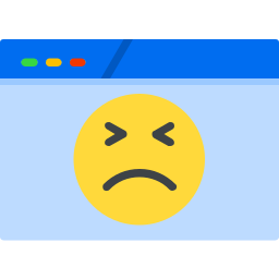 Angry face icon