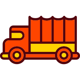 Military truck icon