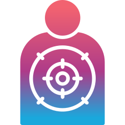 Shooting target icon