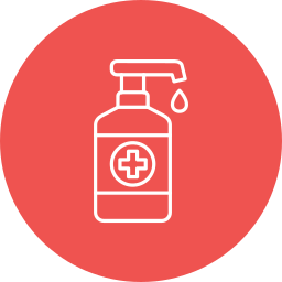 Hand sanitizer icon