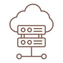 Cloud server icon