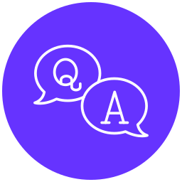 Question and answer icon