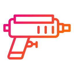 pistola de juguete icono