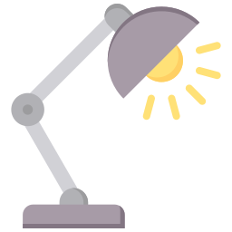 Desk lamp icon