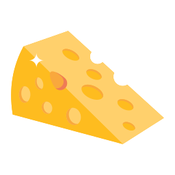 Cheese slice icon