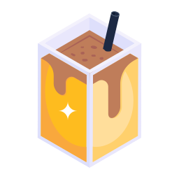 Cold coffee icon