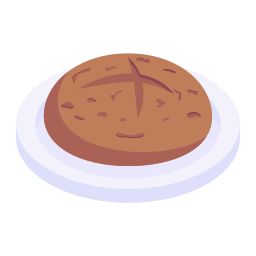 Sponge cake icon