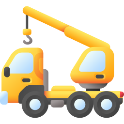 Crane truck icon