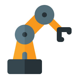 Robotic arm icon