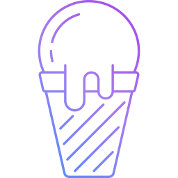 Ice cream cone icon