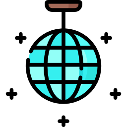Зеркальный шар иконка