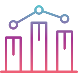 gráfico de barras icono