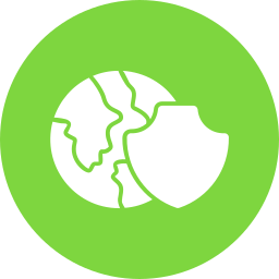 Earth protection icon