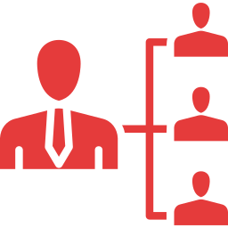 Organization structure icon