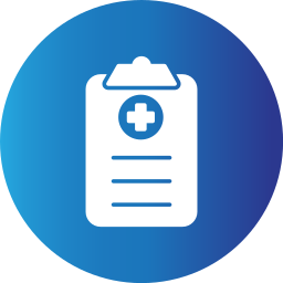 Medical check icon