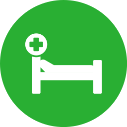 Hospital bed icon